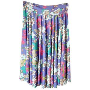 Kaiya Designs Size M Mod Floral Skirt USA EUC